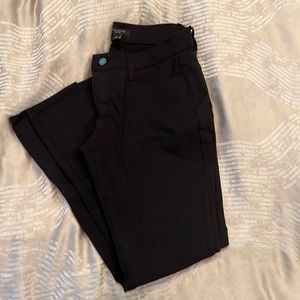 Black Ann Taylor Ponte Skinny Black Work Pants 8P